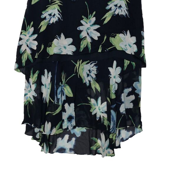 Spenser Jeremy Silk Floral Layered Sleeveless Dress Ruffles Womens Size 18 EUC - Picture 6 of 8
